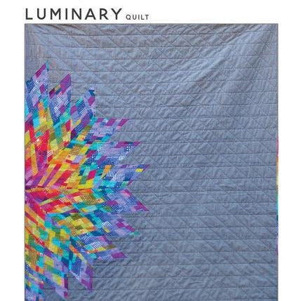 Luminary Quilt Pattern, Alison Glass AG125, Fat Eighths Layer Cake Jelly Roll Scrap Friendly Modern Star Quilt Pattern, Improv Quilt Pattern