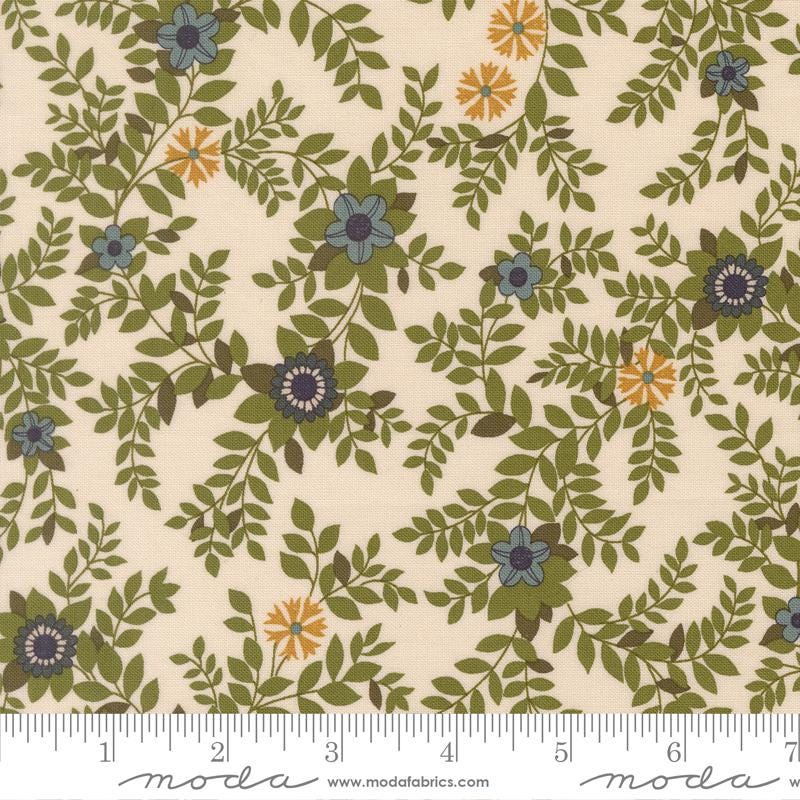 Chelsea Garden 5" Charm Pack, Moda 33850PP, 5" Precut Pink Teal Gold Navy Floral Charm Pack Fabric Squares