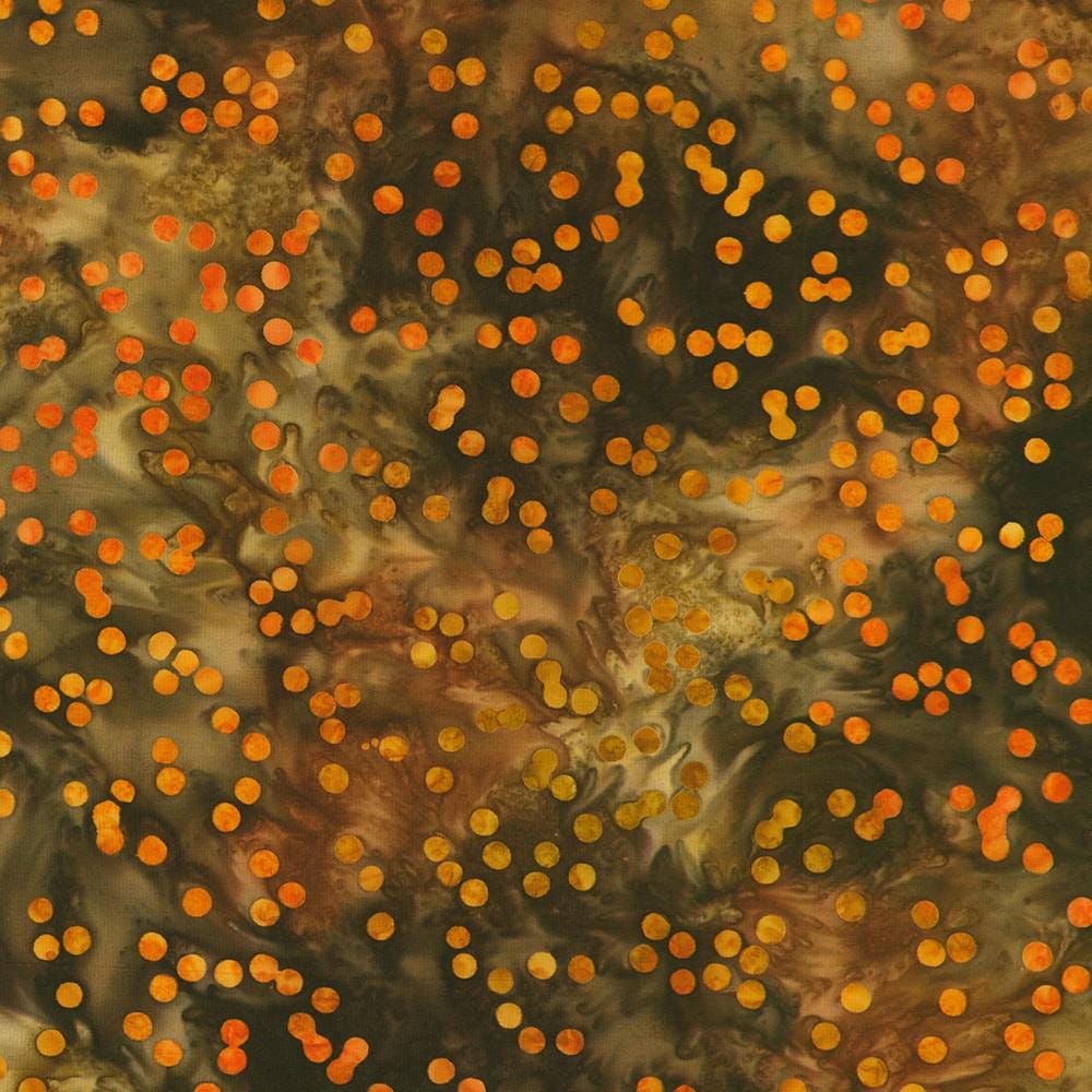 Artisan Batiks Confetti 5" Charm Squares, Robert Kaufman CHS-1344-42, 5" Precut Rainbow Colors Polka Dots Batik Charm Pack Fabric Squares