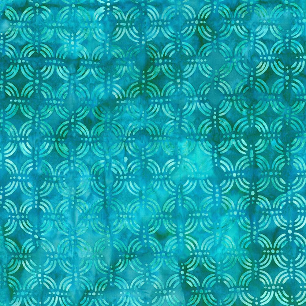 Artisan Batiks - Geo Earth 20 Fat Quarter Bundle, Robert Kaufman FQ-2225-20, Blue Green Rust Geometric Batik Fabric, 18" x 22" Fabric Cuts