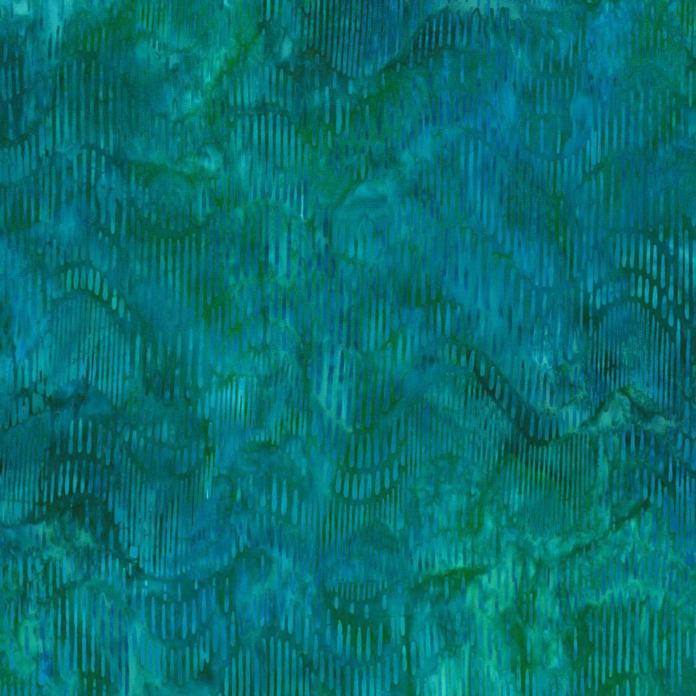 Artisan Batiks - Geo Earth 20 Fat Quarter Bundle, Robert Kaufman FQ-2225-20, Blue Green Rust Geometric Batik Fabric, 18" x 22" Fabric Cuts