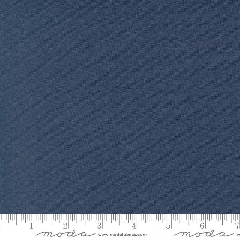 Bella Solids - Nautical Blue Fabric, Moda 9900 236, Solid Nautical Navy Blue Fabric, Quilt Background Fabric, True Navy, By the Yard