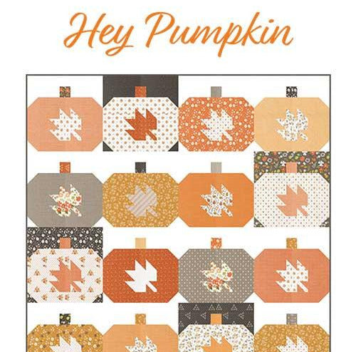 Hey Pumpkin Throw Quilt Pattern, Chelsi Stratton Designs CSD134