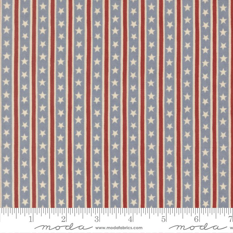 America 250 Years Charm Pack, Moda 56180PP, 5" Precut Independence Day Patriotic Charm Pack Fabric Squares, Deb Strain