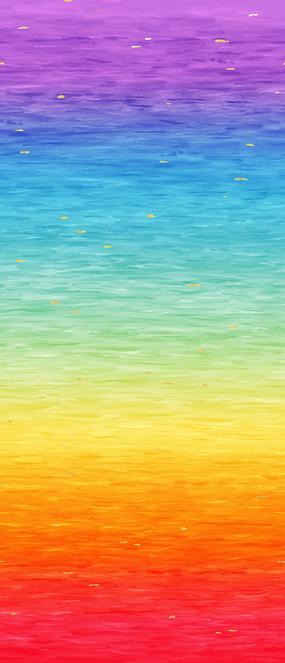 REMNANT 2 Yards 15" of Go With the Flow - 108" Rainbow Watercolor Ombre Wide Back Fabric, Studio E 8834S-108, Wide Quilt Backing Fabric