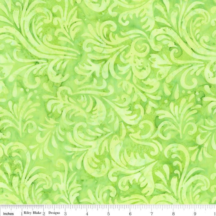 Expressions Batiks - Swirl the Rainbow 5" Stacker, Riley Blake 5-23565-42, 5" Precut Multicolored Batik Fabric Squares