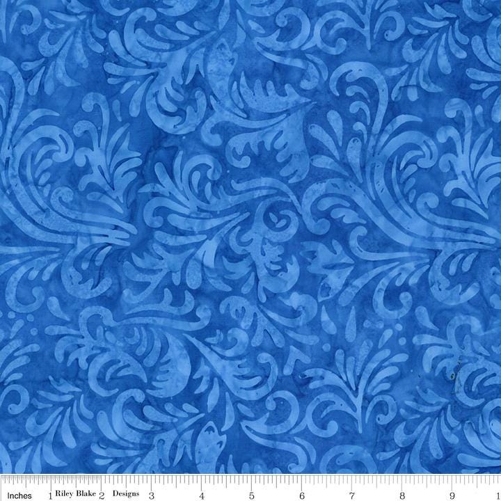 Expressions Batiks - Swirl the Rainbow 5" Stacker, Riley Blake 5-23565-42, 5" Precut Multicolored Batik Fabric Squares