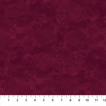 Toscana - Mottled Burgundy Blender Fabric, Northcott 9020-281 Roasted Beet, Dark Red Maroon Tonal Texture Cotton Blender Fabric, By the Yard