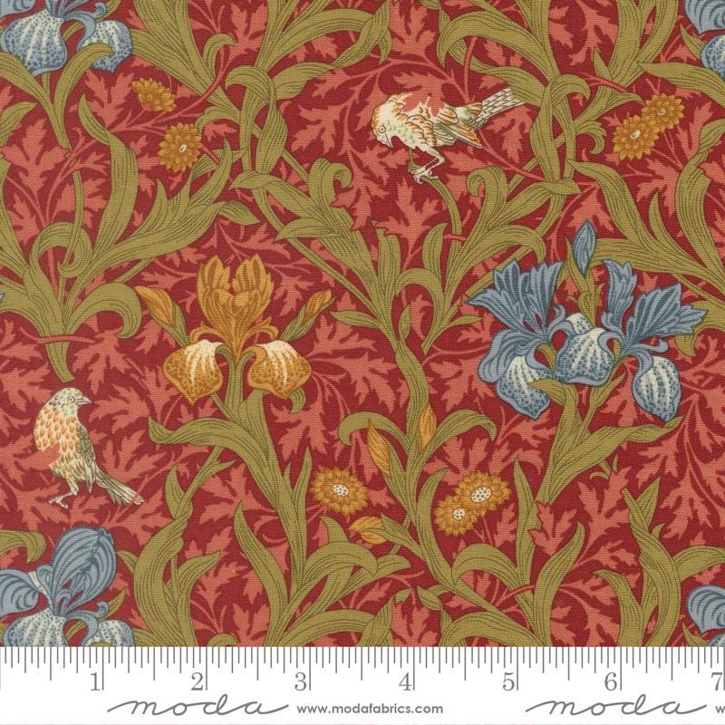 Morris Muse 2.5" Jelly Roll, Moda 13380JR, 2.5" Precut Reproduction Floral Fabric Strips, Jelly Roll Fabric, Barbara Brackman