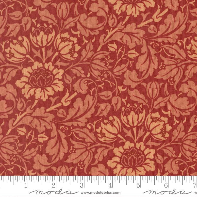 Morris Muse 2.5" Jelly Roll, Moda 13380JR, 2.5" Precut Reproduction Floral Fabric Strips, Jelly Roll Fabric, Barbara Brackman