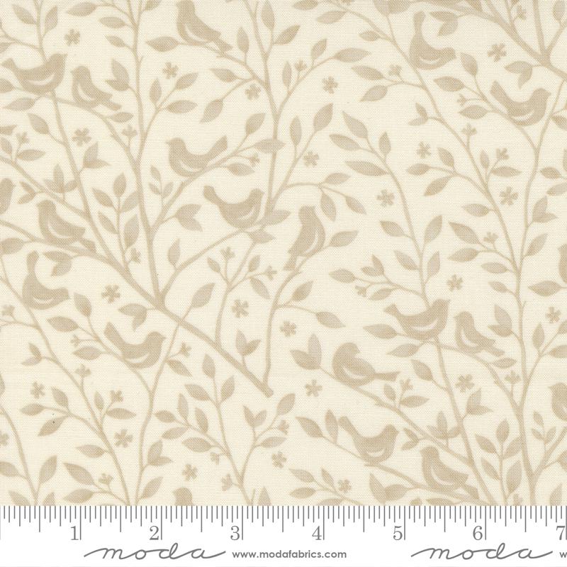 Family Tree 5" Charm Pack 2026, Moda 56160PP, 5" Precut Blue Green Orange Cream Rust Charm Pack Fabric Squares, Deb Strain