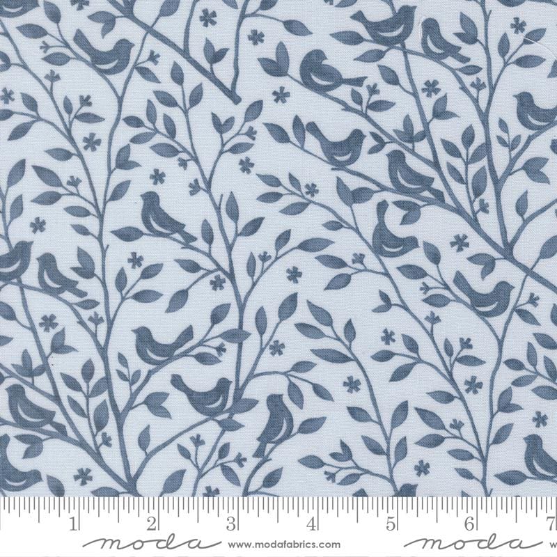 Family Tree 5" Charm Pack 2026, Moda 56160PP, 5" Precut Blue Green Orange Cream Rust Charm Pack Fabric Squares, Deb Strain