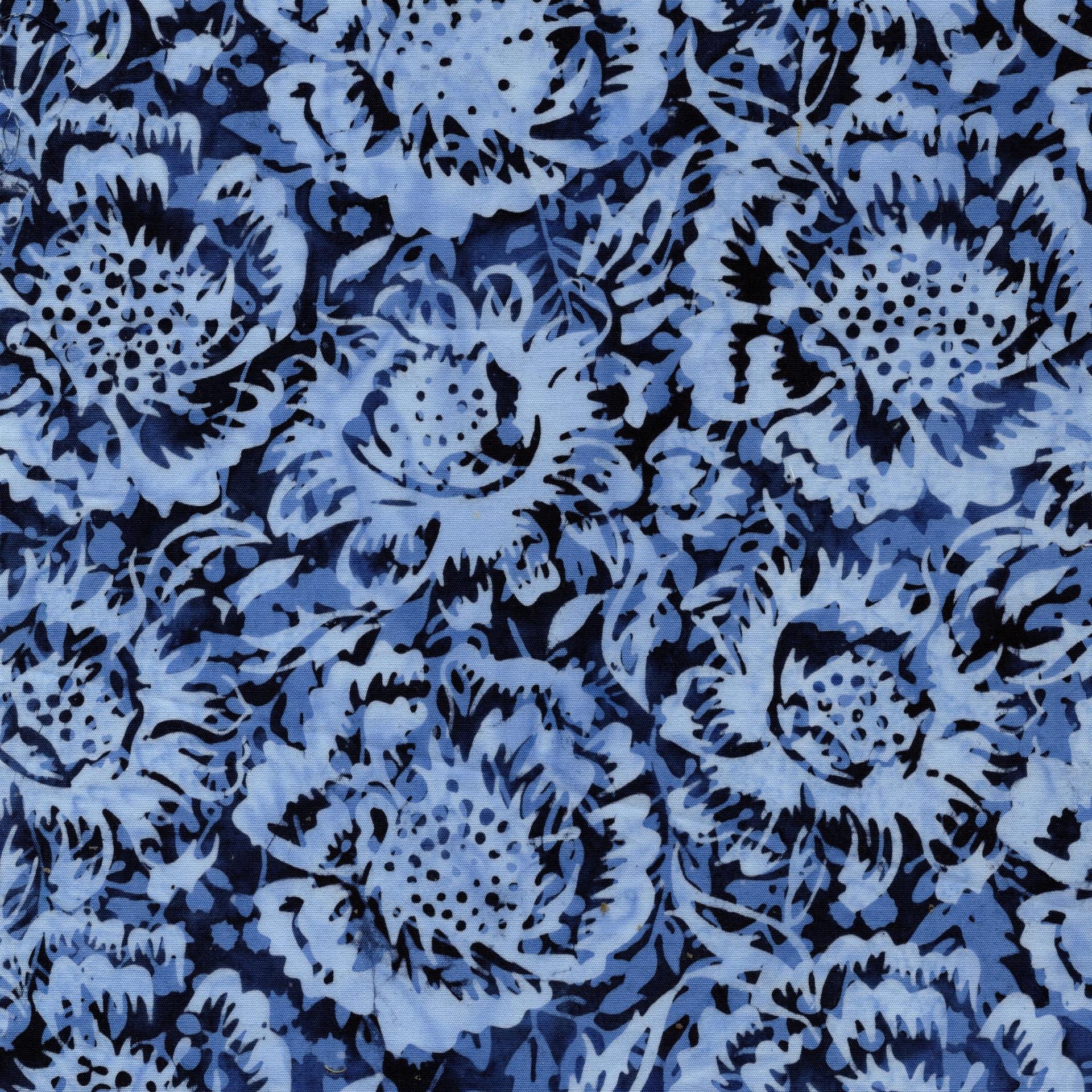 Countryside Charm 5" Stamp, Island Batik, 5" Precut Blue Yellow Batik Fabric Charm Pack Quilt Squares