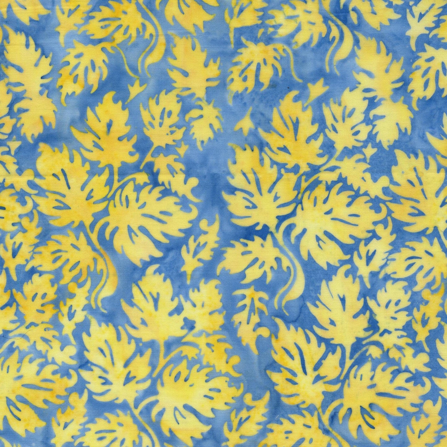 Countryside Charm 5" Stamp, Island Batik, 5" Precut Blue Yellow Batik Fabric Charm Pack Quilt Squares