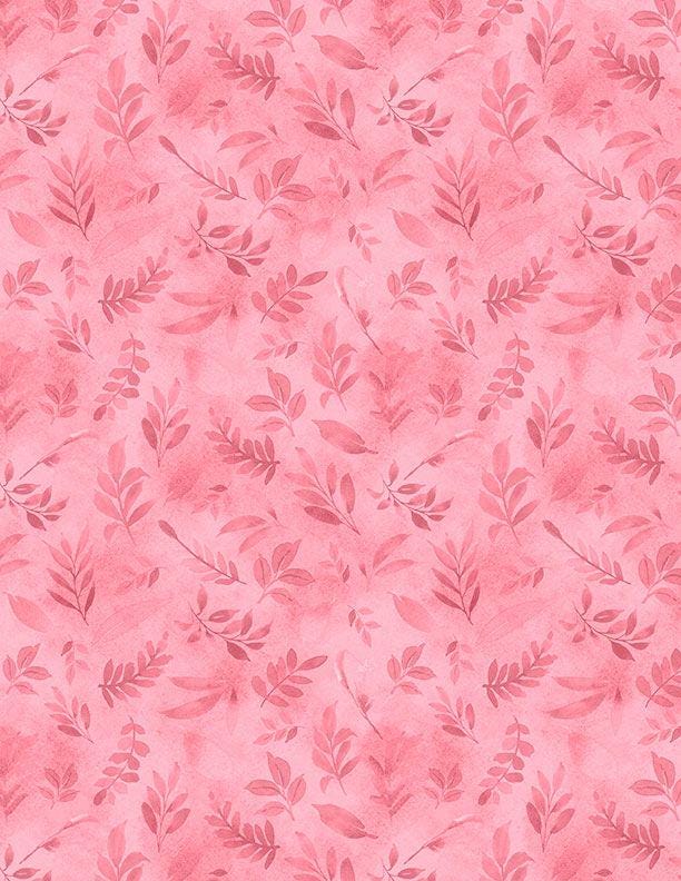 Peony Blossoms 5 Karat Crystals, Wilmington Prints 887-508, Precut 5" Pink Blue Yellow Floral Fabric Squares Charm Pack, Pooja Emrani