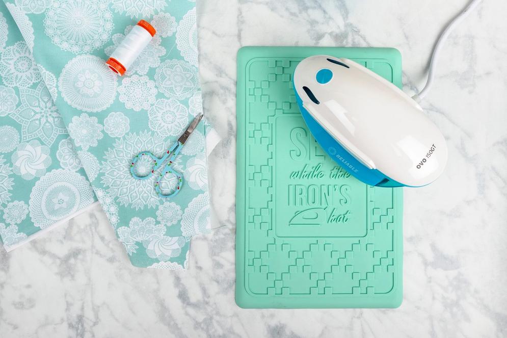 Sew Hot Silicone Iron Rest Pad, It's Sew Emma ISE-733, Quilting Tool Notion, Full Size Iron Rest, Heat Resistant Iron Pad