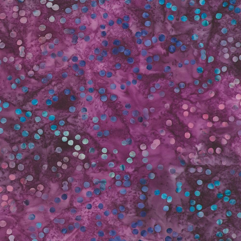 Artisan Batiks Confetti 5" Charm Squares, Robert Kaufman CHS-1344-42, 5" Precut Rainbow Colors Polka Dots Batik Charm Pack Fabric Squares