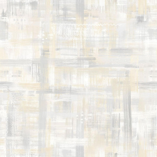 108" Colorfield- Cream Gray White Abstract Wide Quilt Back Fabric, Maywood Studio MASQBD650-EK, Ecru Texture Wide Quilt Backing, By the Yard