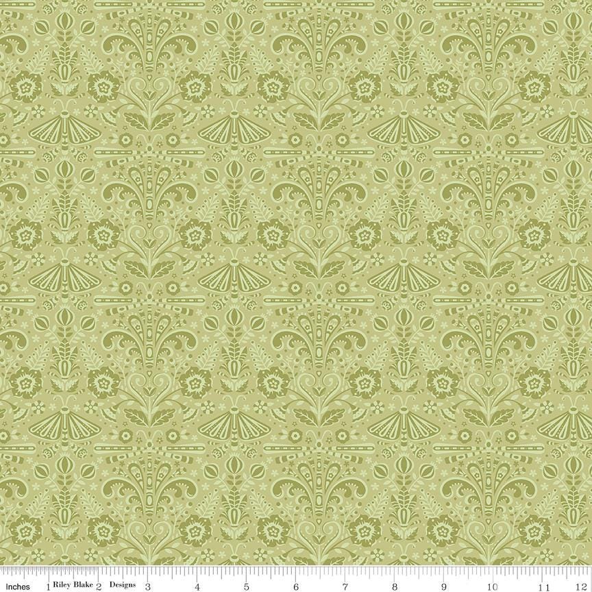 Peach Cobbler 10" Stacker, Riley Blake 10-17420-42, 10" Precut Pink Orange Green Yellow Spring Floral Fabric Squares, Lily Ashbury