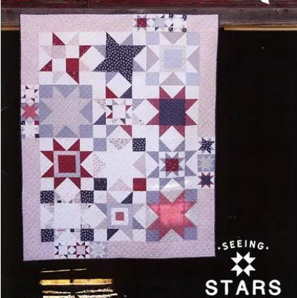 Seeing Stars Quilt Pattern, Sweetwater SWP325, Yardage Friendly Throw Quilt Pattern
