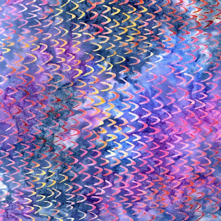Tonga Mayfair Batik 5" Squares, Timeless Treasures Treat-Mini42 Mayfair, 5" Precut Pink Blue Green Purple Batik Charm Pack Squares