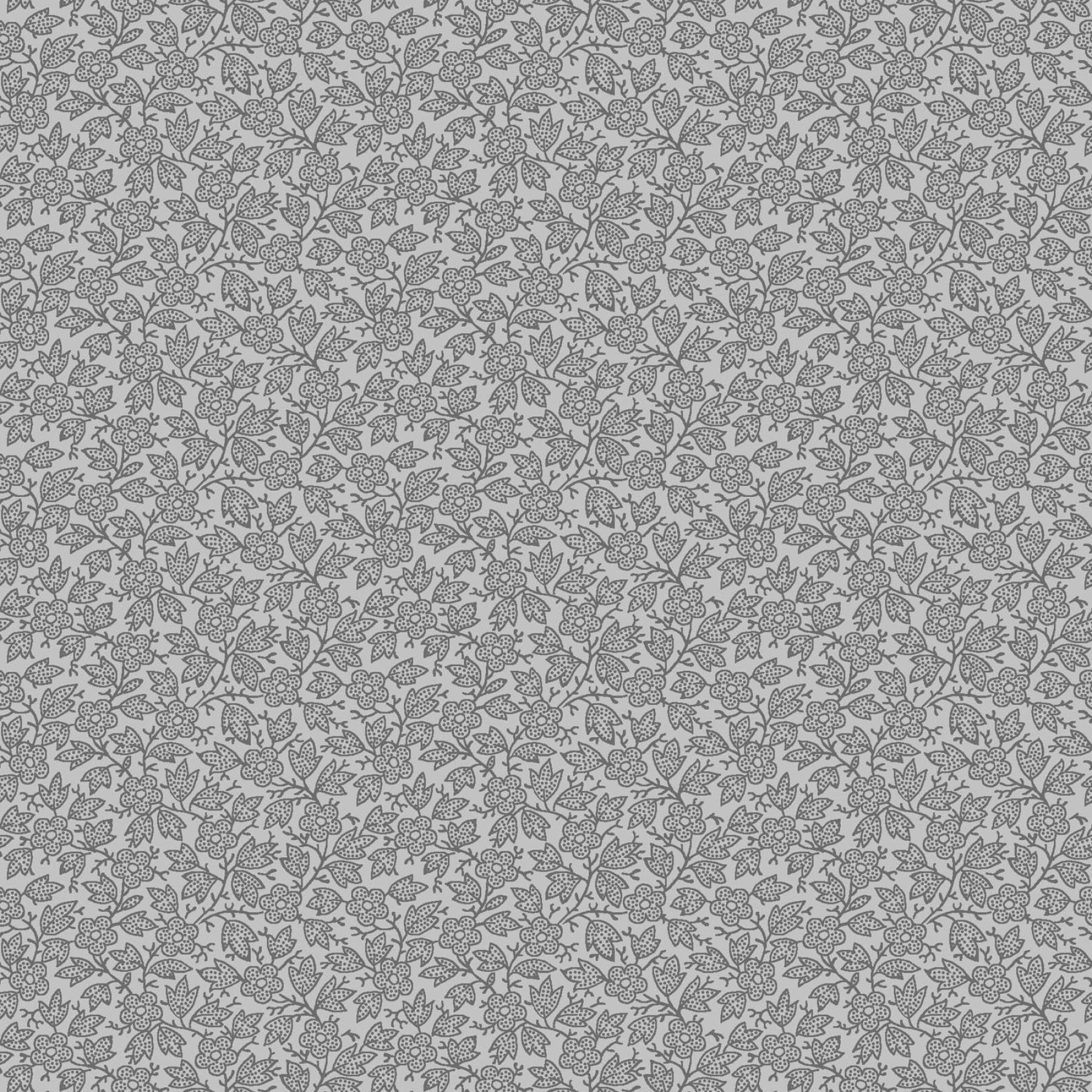 Moonlit Walk 2.5" Strips, Maywood Studio ST-MASMOON, 2.5" Precut Black Gray White Floral Fabric Strips, Floral Fabric Strip Roll