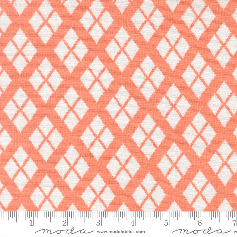 Honeyed Horizon 5" Charm Pack, Moda 47010PP, 5" Precut Pink Peach Aqua Green Floral Charm Pack Fabric Squares, Keri Anguiano