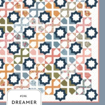 Iconic Quilt Pattern, Lella Boutique LB246, Layer Cake Fat Eighths Friendly Oversized Throw Square Bed Quilt Pattern