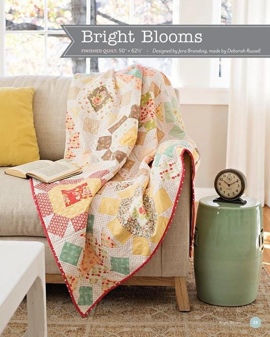 Quilt As You Go Made Vintage Quilt Pattern Book, Stash Books 11222, 51 Blocks 9 Projects 3 Joining Methods for Quilting, Jera Brandvig