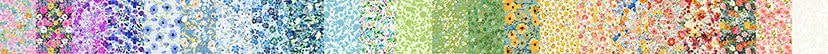 Lovelies 2.5" JUNIOR Strip Roll, In the Beginning Fabrics ST-IBFLOV-Sr, 2.5" Precut Multicolored Floral Fabric Strips