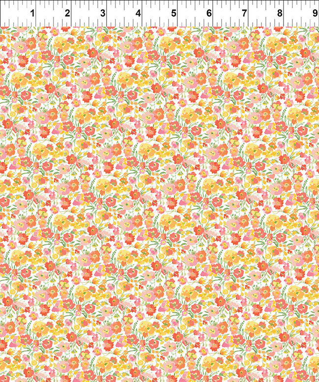 Lovelies 2.5" JUNIOR Strip Roll, In the Beginning Fabrics ST-IBFLOV-Sr, 2.5" Precut Multicolored Floral Fabric Strips
