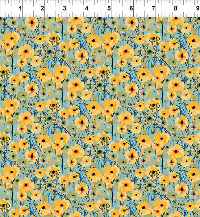 Lovelies 2.5" JUNIOR Strip Roll, In the Beginning Fabrics ST-IBFLOV-Sr, 2.5" Precut Multicolored Floral Fabric Strips