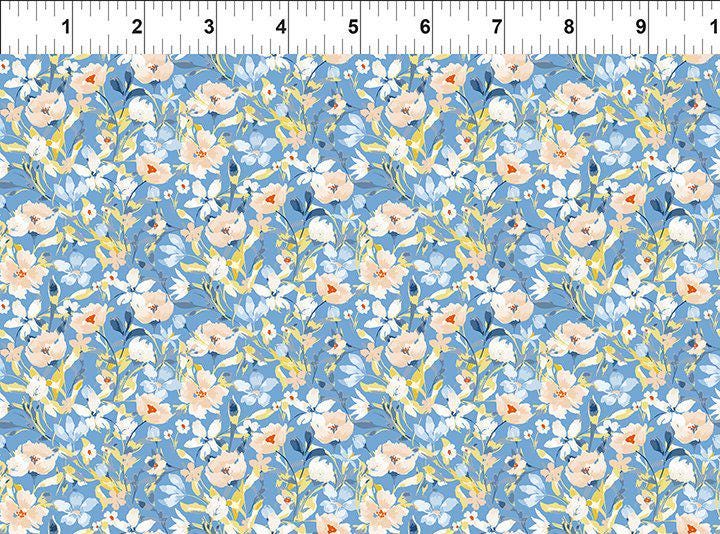 Lovelies 2.5" JUNIOR Strip Roll, In the Beginning Fabrics ST-IBFLOV-Sr, 2.5" Precut Multicolored Floral Fabric Strips