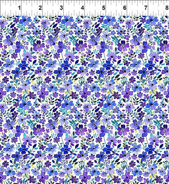 Lovelies 2.5" JUNIOR Strip Roll, In the Beginning Fabrics ST-IBFLOV-Sr, 2.5" Precut Multicolored Floral Fabric Strips