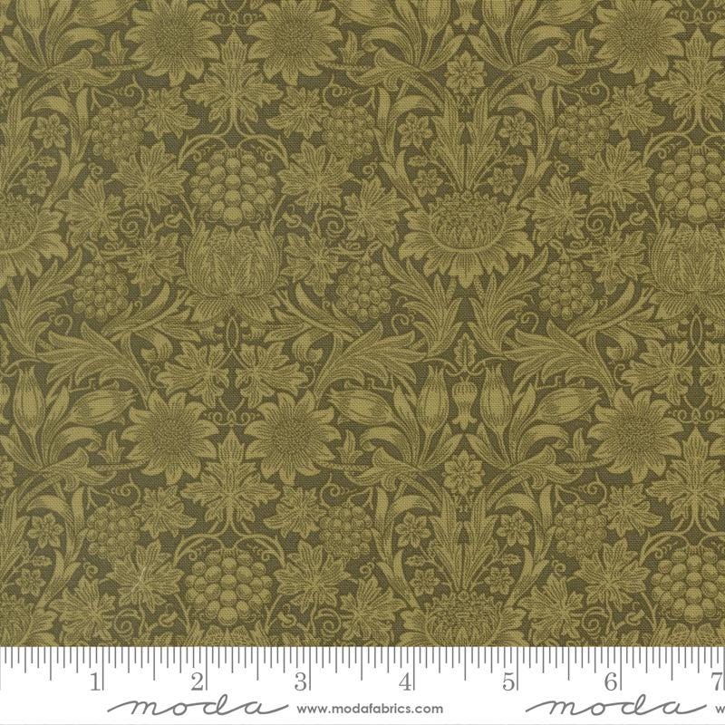 Morris Muse 2.5" Jelly Roll, Moda 13380JR, 2.5" Precut Reproduction Floral Fabric Strips, Jelly Roll Fabric, Barbara Brackman