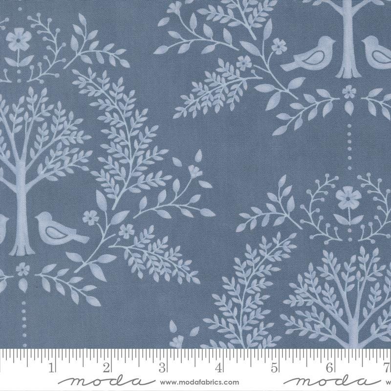 Family Tree 5" Charm Pack 2026, Moda 56160PP, 5" Precut Blue Green Orange Cream Rust Charm Pack Fabric Squares, Deb Strain
