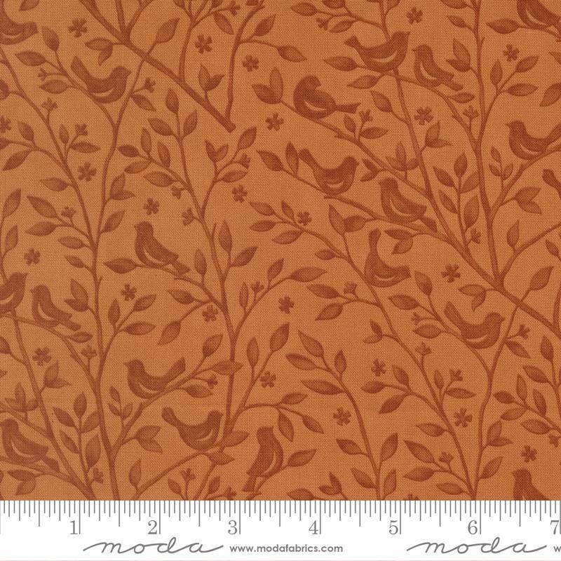 Family Tree 5" Charm Pack 2026, Moda 56160PP, 5" Precut Blue Green Orange Cream Rust Charm Pack Fabric Squares, Deb Strain