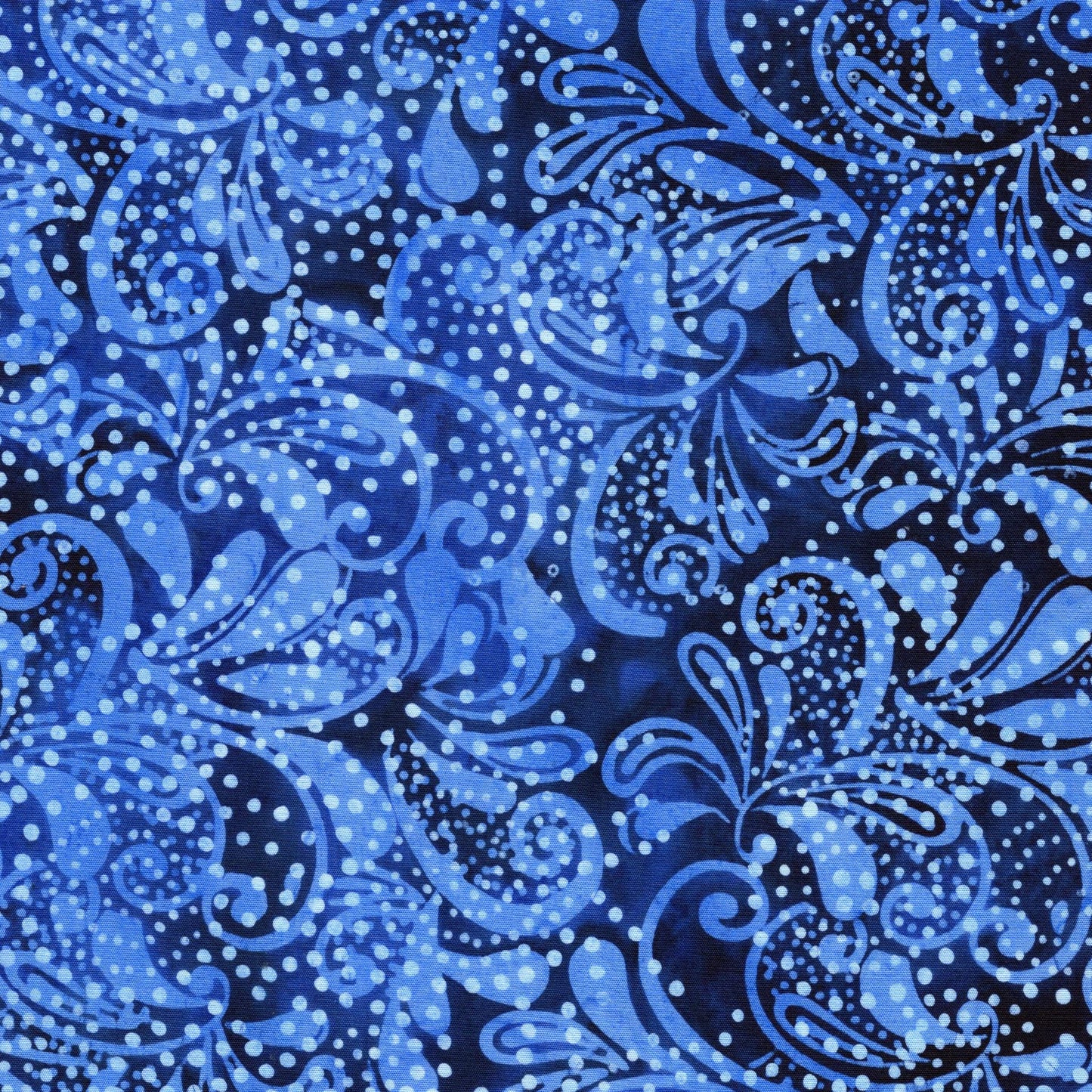 Paisley Parade 2.5" Strip Pack, Island Batik, 2.5" Precut Red White Blue Patriotic Batik Fabric Strips