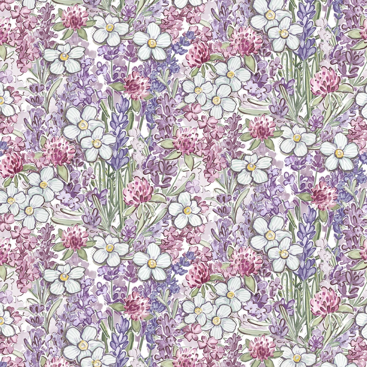 Sweet Honey Bee 5" Charm Squares, White Owl Fabrics SWEEHONEYBEE-05, 5" Precut Beehive Bees Floral Quilt Fabric Squares, Chad Barrett