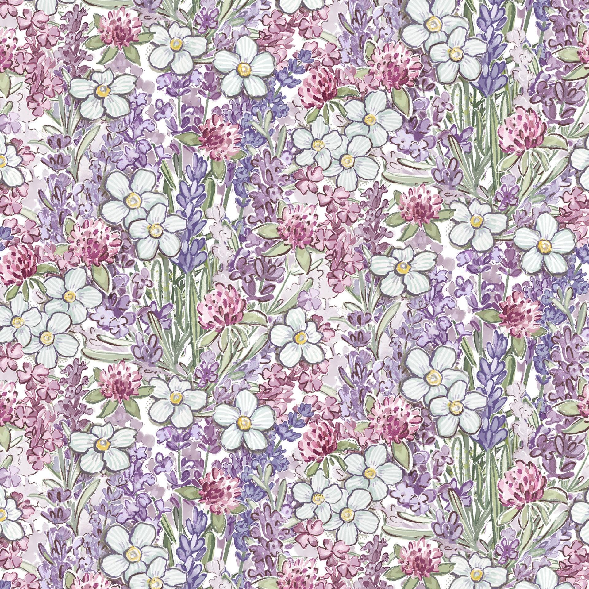 Sweet Honey Bee 5" Charm Squares, White Owl Fabrics SWEEHONEYBEE-05, 5" Precut Beehive Bees Floral Quilt Fabric Squares, Chad Barrett