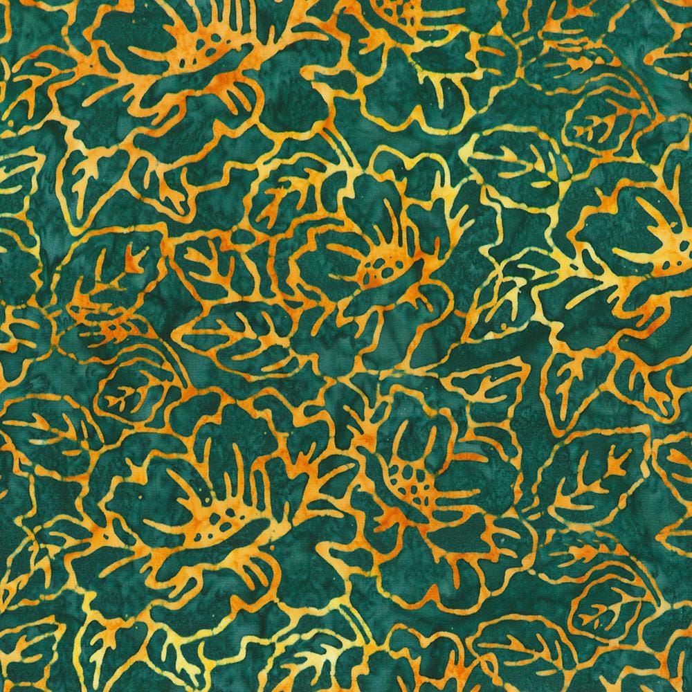 Artisan Batiks Sweet Blossoms 5" Charm Squares, Robert Kaufman CHS-1321-42, 5" Precut Floral Batik Charm Pack Fabric Squares