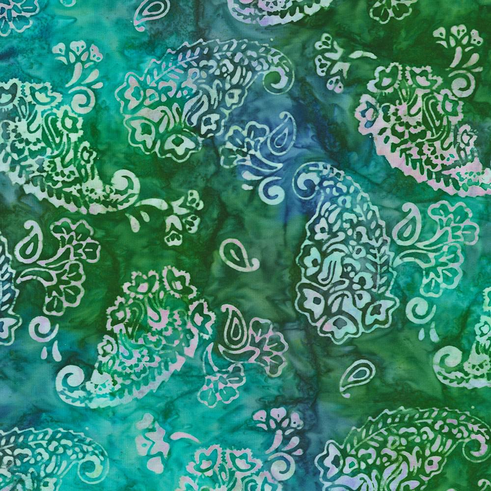 Artisan Batiks Sweet Blossoms 5" Charm Squares, Robert Kaufman CHS-1347-42, 5" Precut Pink Blue Green Floral Batik Charm Pack Fabric Squares