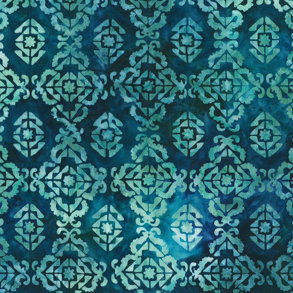 Artisan Batiks Sweet Blossoms 5" Charm Squares, Robert Kaufman CHS-1347-42, 5" Precut Pink Blue Green Floral Batik Charm Pack Fabric Squares