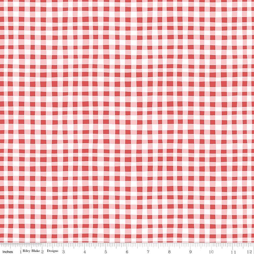 Firework Fields 5" Stacker, Riley Blake 5-17580-42, 5" Patriotic Floral Independence Day July 4th Fabric Squares, Gracey Larson