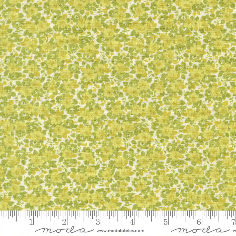 Summer's End Jelly Roll, Moda 35430JR, 2.5" Green Orange Red Pink Precut Floral Fabric Strips, Fig Tree and Co