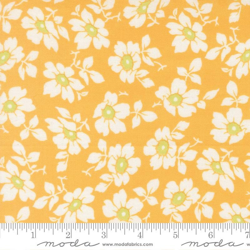 Summer's End 5" Charm Pack, Moda 35430PP, 5" Precut Pink Green Orange Floral Quilting Fabric Squares, Fig Tree