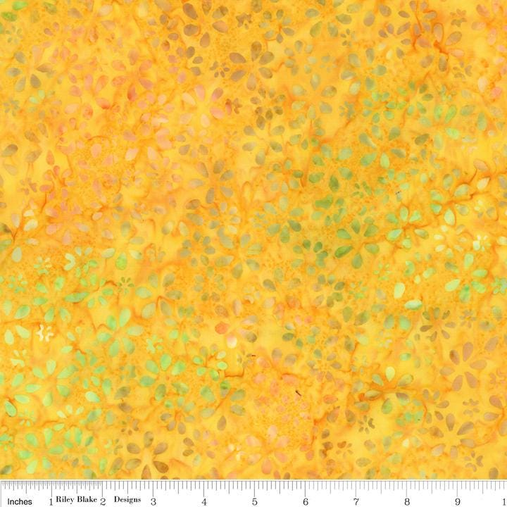 Expressions Batiks - Swirl the Rainbow 5" Stacker, Riley Blake 5-23565-42, 5" Precut Multicolored Batik Fabric Squares