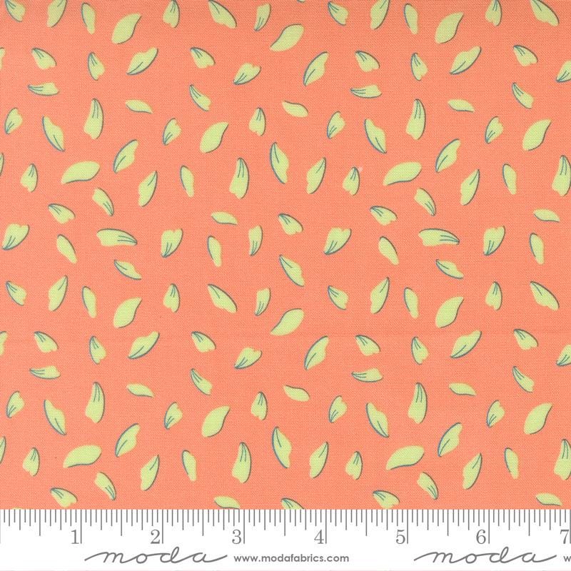 Honeyed Horizon 5" Charm Pack, Moda 47010PP, 5" Precut Pink Peach Aqua Green Floral Charm Pack Fabric Squares, Keri Anguiano