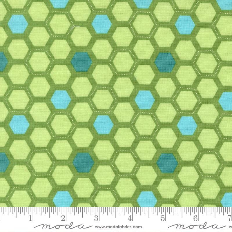 Honeyed Horizon 5" Charm Pack, Moda 47010PP, 5" Precut Pink Peach Aqua Green Floral Charm Pack Fabric Squares, Keri Anguiano