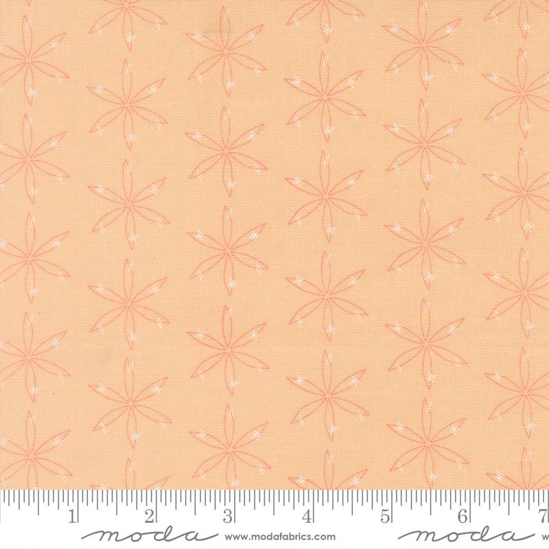 Honeyed Horizon 2.5" Jelly Roll, Moda 47010JR, 2.5" Precut Teal Pink Peach Aqua Green Floral Fabric Strips, Keri Anguiano